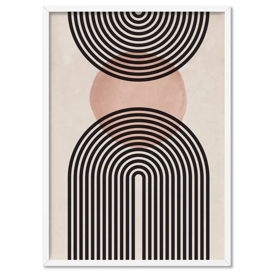 Boho Arches Abstract II - Art Print