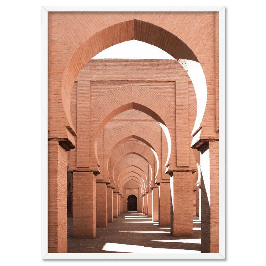 Orange Desert Arches, Tinmel Morocco - Art Print