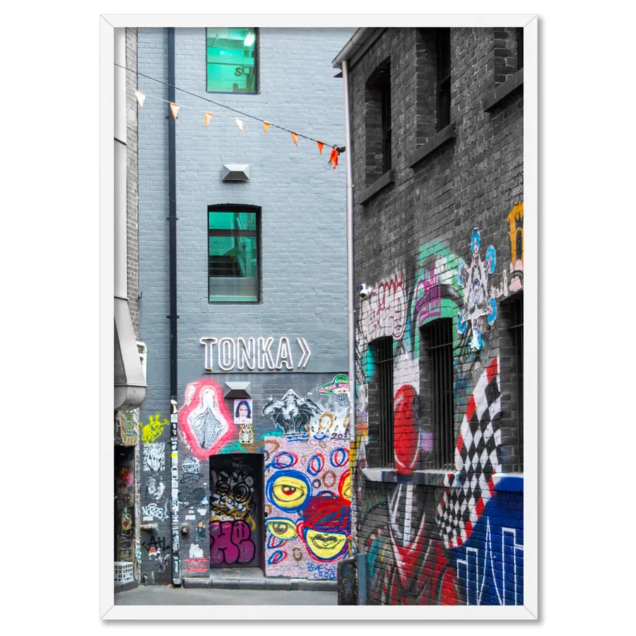 Melbourne Street Art / Hosier Lane TONKA - Art Print