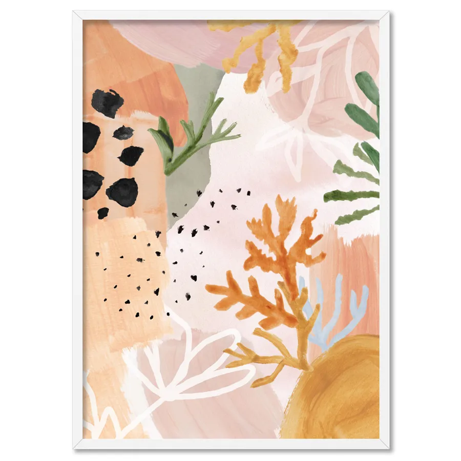Garden of Earthly Delights | Peach II - Art Print