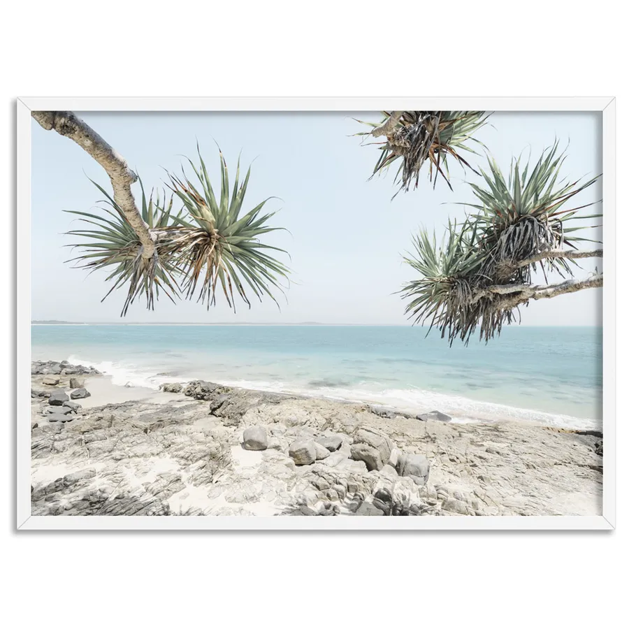 Noosa Coastal Beach View II - Art Print