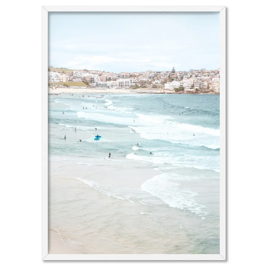 Bondi Beach Pastels View - Art Print