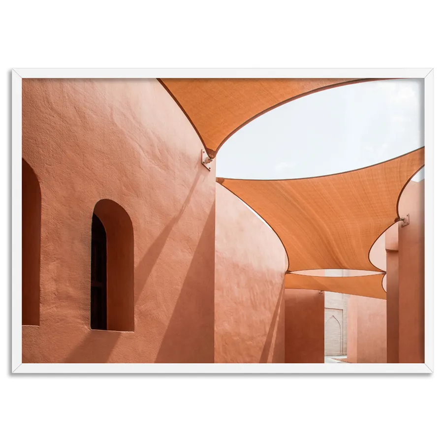 Terracotta Hideaway in Morocco - Art Print