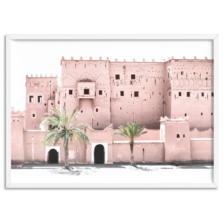 Moroccan Desert Palace | Kasbah Taourirt - Art Print