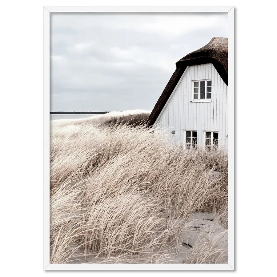 Nordic Lake Barn - Art Print