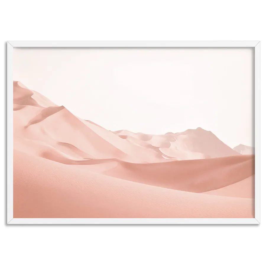 Sand Dunes in Pastel - Art Print