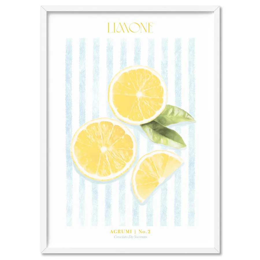 Agrumi No 2 | Lemon - Art Print by Vanessa