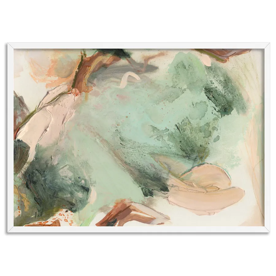 Rosa Verde - Art Print by Nicole Schafter