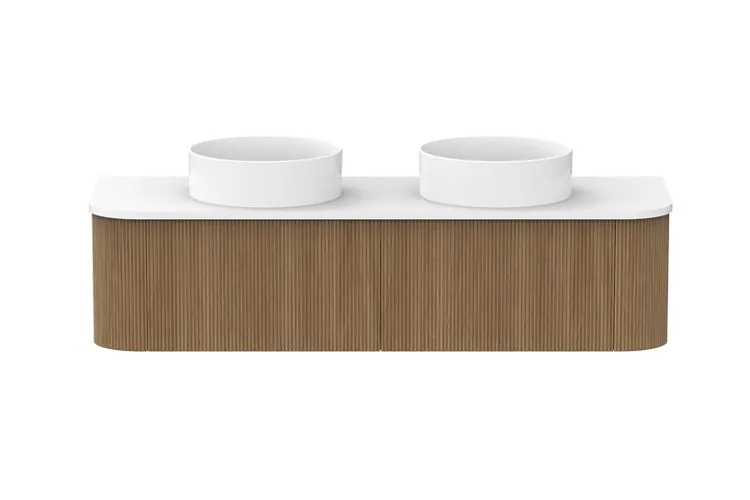 Waverley 1500mm Double Bowl Vanity, Prime Oak