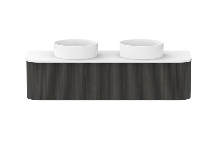 Waverley 1500mm Double Bowl Vanity, Bottega Oak