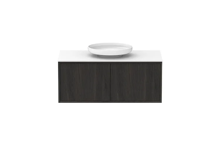 Clifton 900mm Centre Bowl Vanity, Bottega Oak