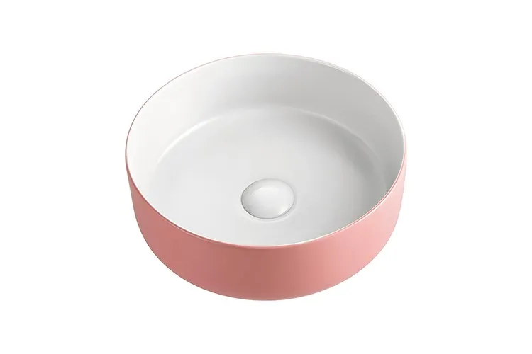 Margot Duo Above Counter Basin, Pink