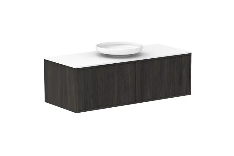 Clifton 1200mm Centre Bowl Vanity, Bottega Oak