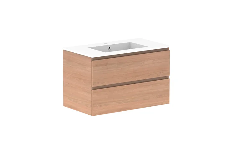 Glacier All-Drawer, Twin 900mm, Centre Bowl Vanity