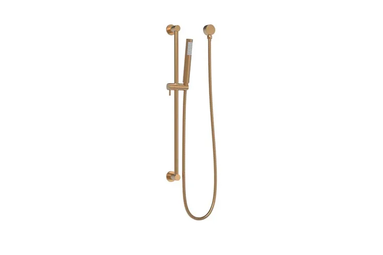 Soul Slimline Hand Shower on Rail, Brushed Copper