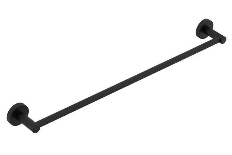 Soul Single Towel Rail 600mm, Matte Black
