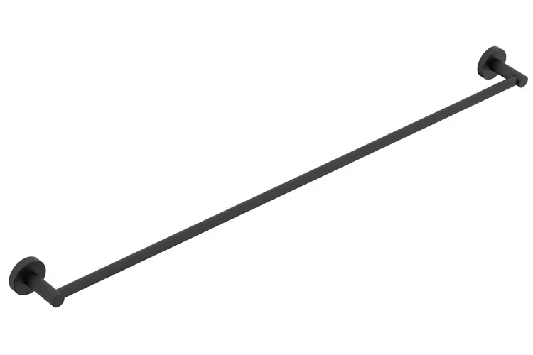 Soul Single Towel Rail 900mm, Matte Black