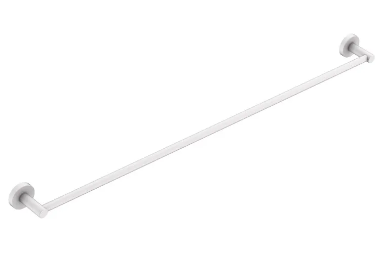 Soul Single Towel Rail 900mm, Matte White
