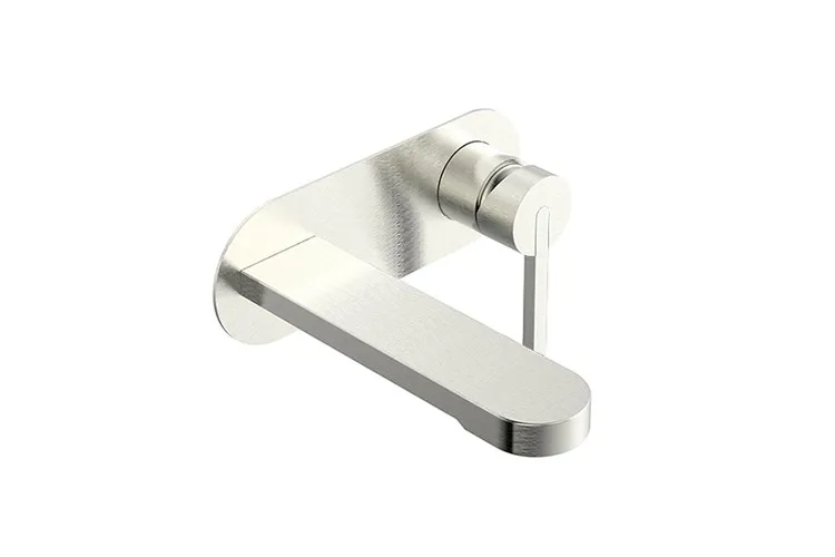 Bronx Wall Basin Set, Full Brushed Nickel