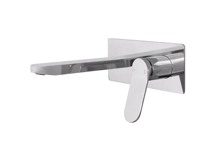 Liberty Wall Basin Set, Full Chrome