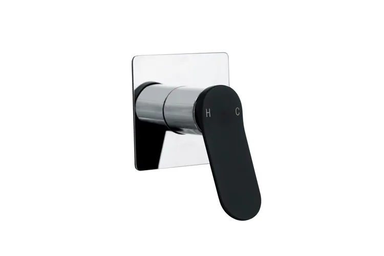Liberty Wall / Shower Mixer, Chrome & Black