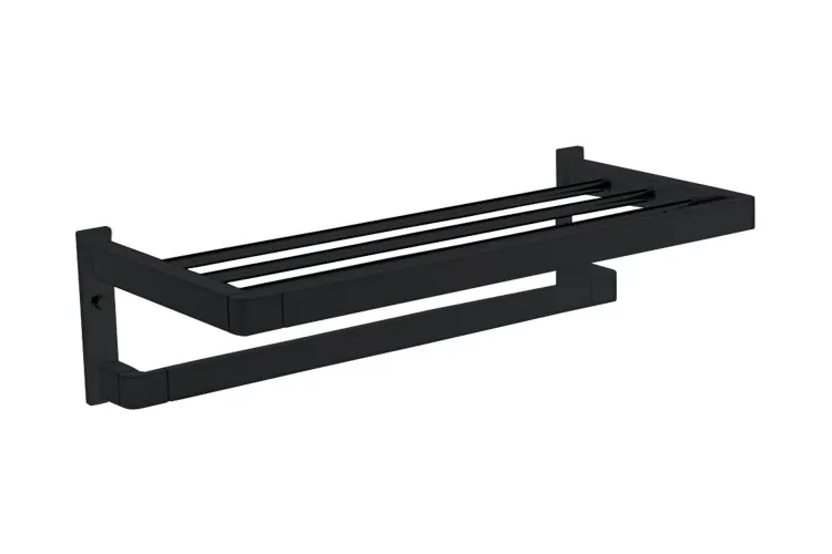 Brooklyn Towel Rack Matte Black