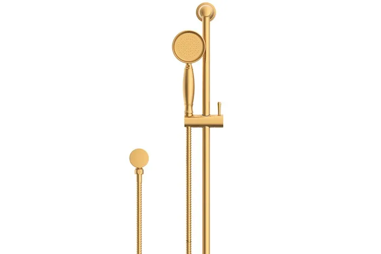 Eternal Handshower on Rail Brushed Brass
