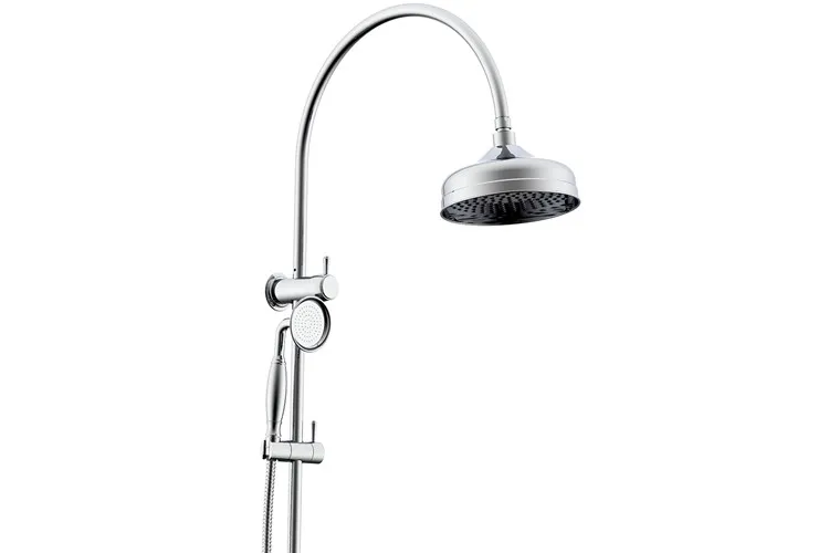 Eternal Gooseneck Twin Shower Set Chrome