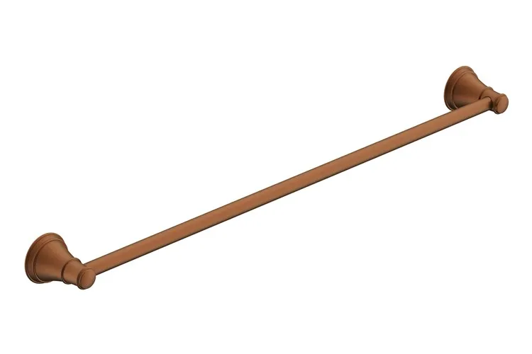 Eternal Single Towel Rail 600 Brushed Copper
