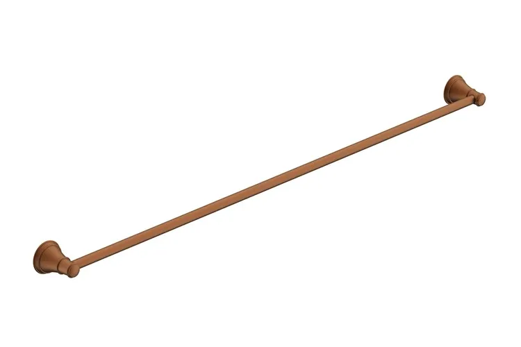 Eternal Single Towel Rail 900 Brushed Copper