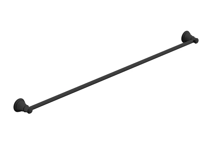 Eternal Single Towel Rail 900 Matte Black