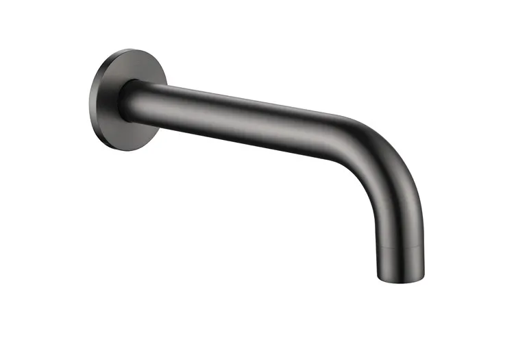 Bloom Wall Spout Brushed Gunmetal