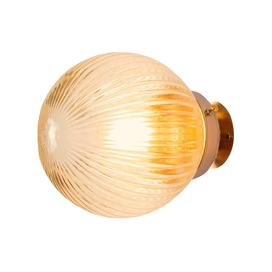 Dakota Reeded Glass Light