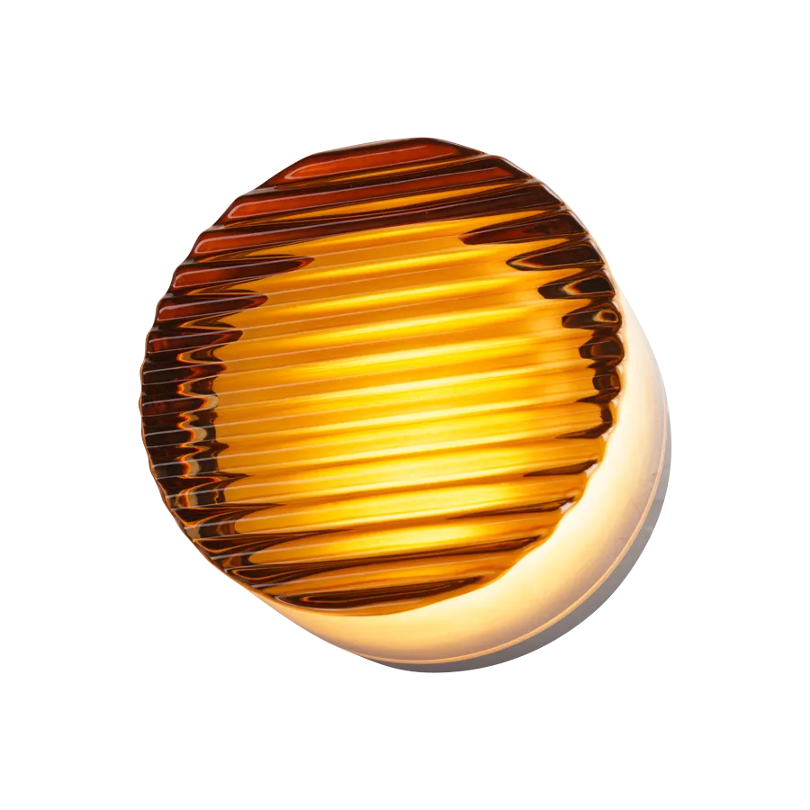 Laval Saw Glass LED Wall Sconce