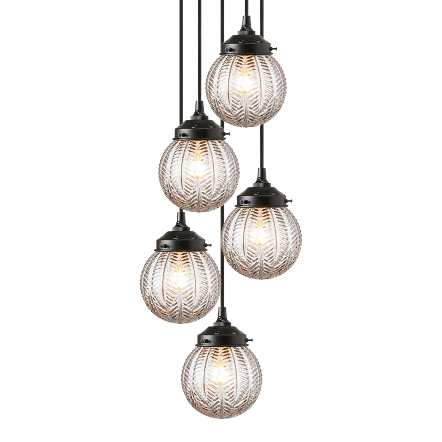 Macleay Glass Multi Drop Chandelier