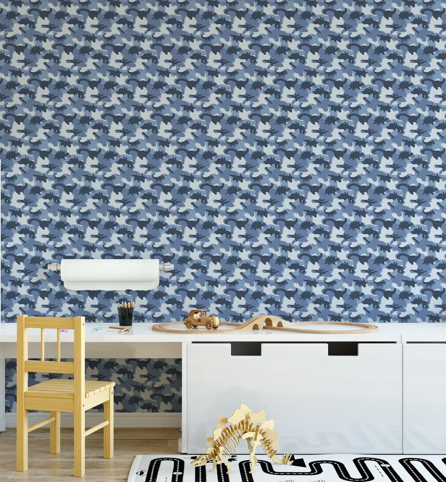 Dinosaurs In Camouflage Wallpaper
