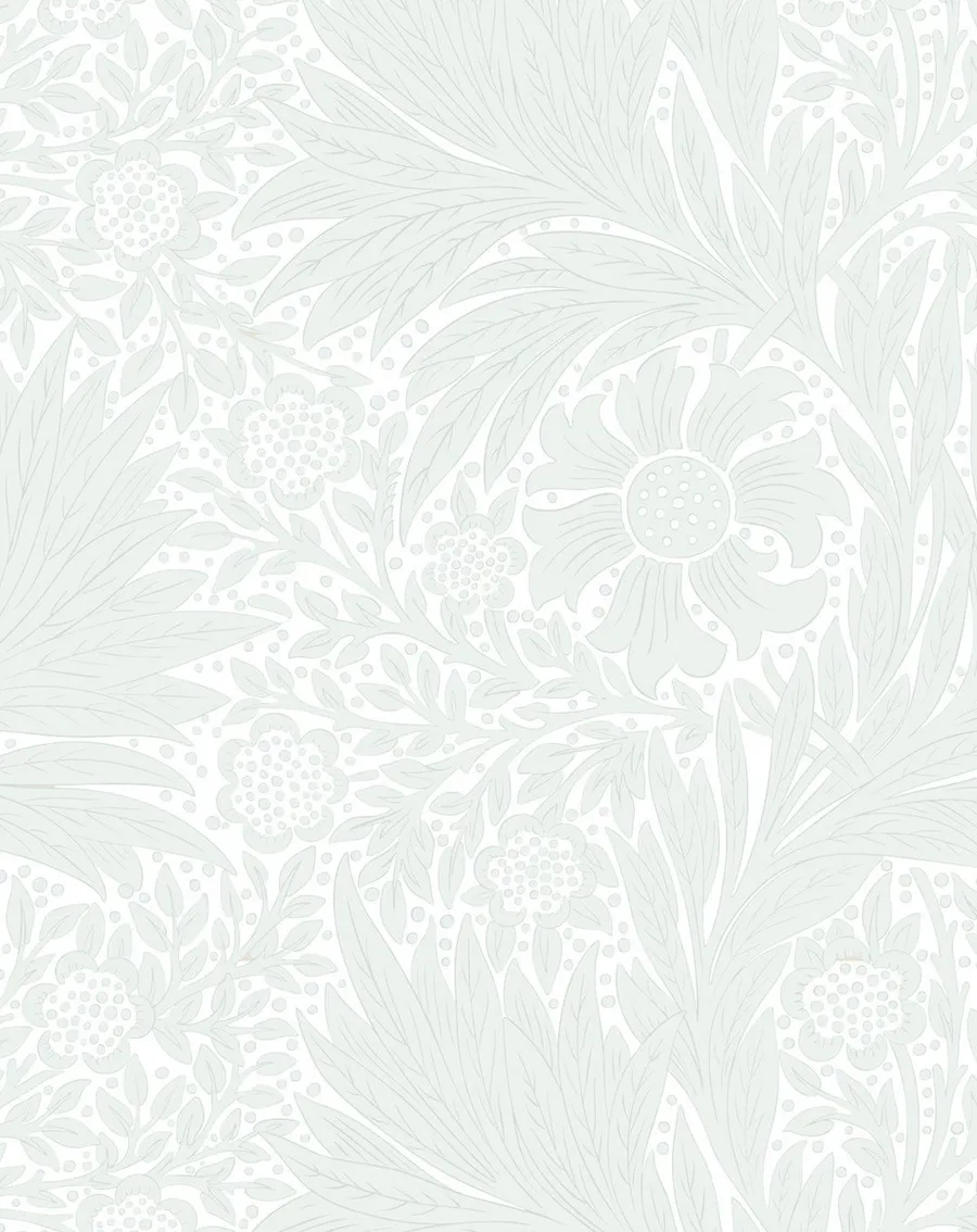 Petite Fleur Vintage Wallpaper in Sage