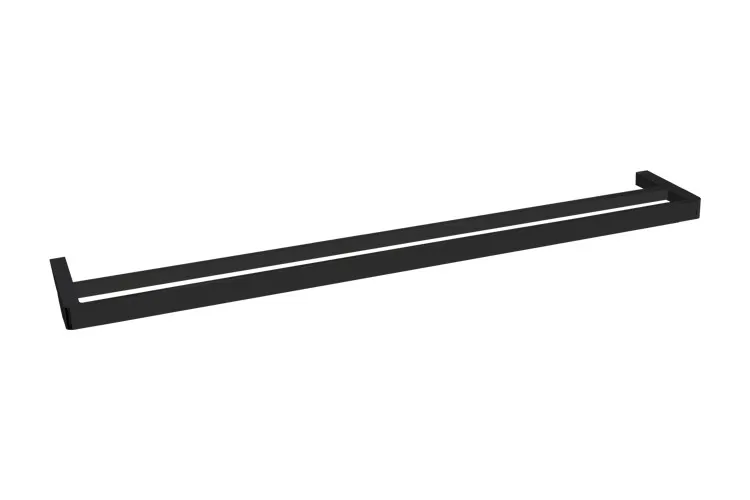 Brooklyn Double Towel Rail 900mm Matte Black