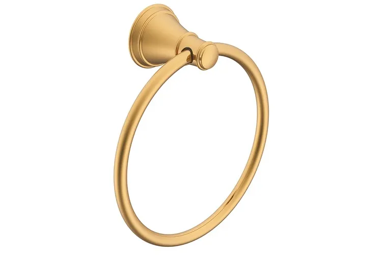 Eternal Hand Towel Ring Brushed Brass
