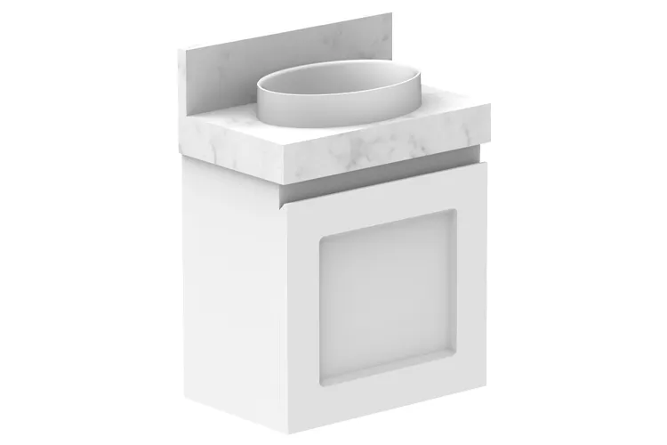 London Mini 400mm Vanity, Wall Hung