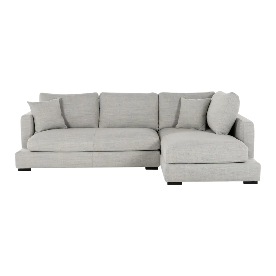 Long Beach Mini Right Corner Sofa - Sienna Light Grey