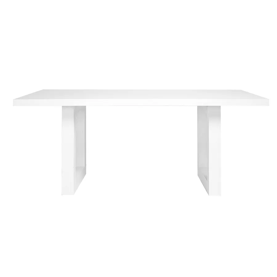 Balmain Dining Table White by James Lane - Style Sourcebook