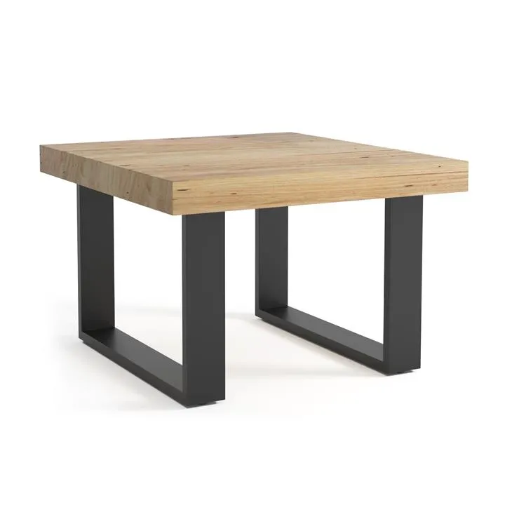 Visterna Messmate Timber & Steel Lamp Table by Manor Pacific Style