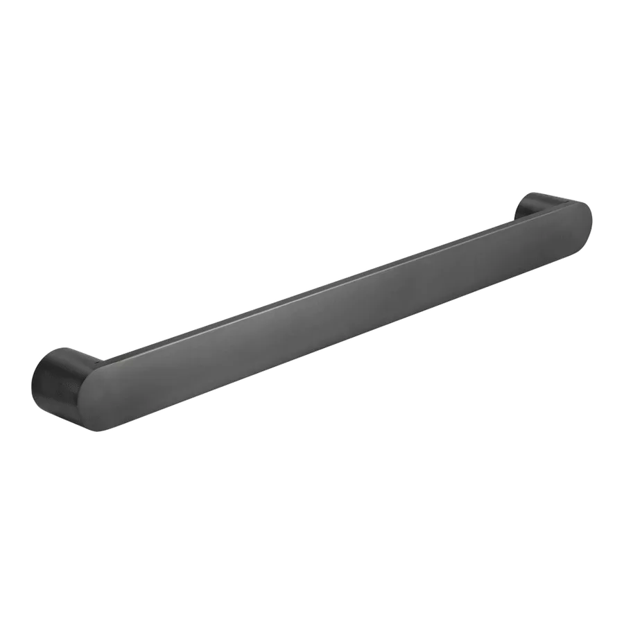 Milani Heated Towel Rail Brushed Gunmetal by ABI Interiors Pty Ltd
