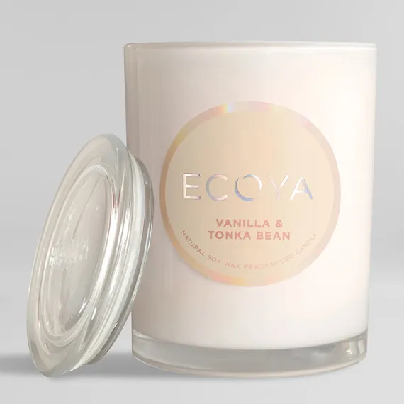 ECOYA Metro Jar Candle Vanilla & Tonka Bean Vanilla And Tonka Bean by
