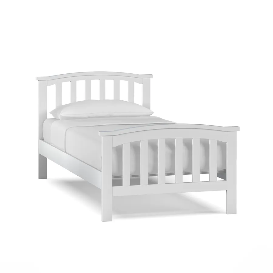 Leah Single Kids Bed Frame, White by L3 Home Style Sourcebook