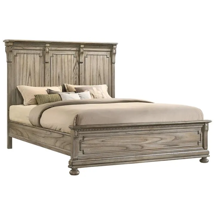 Stanwell Timber Bed, Queen, Provincial Grey By Brighton Home - Style 