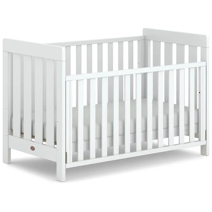 Boori Daintree Wooden Convertible Cot to Toddler Bed, Barley White by