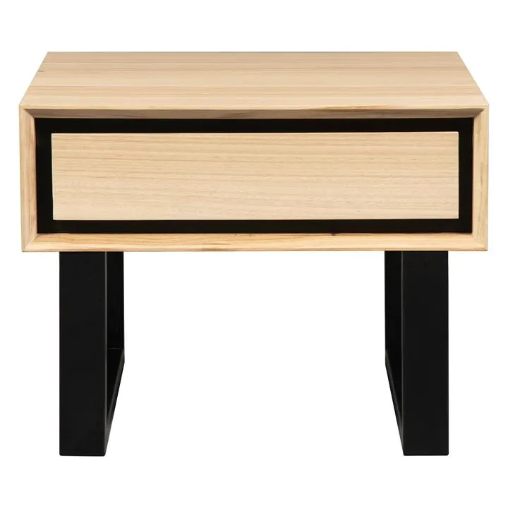 Batavia Messmate Timber Lamp Table by Dodicci Style Sourcebook