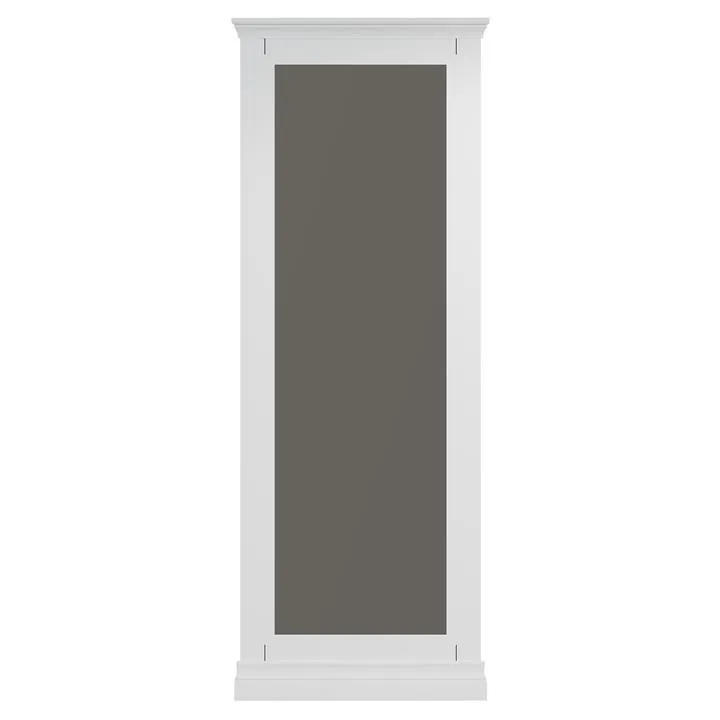 Durham Wooden Frame Cheval Mirror, 172cm, White by Krendler Furniture